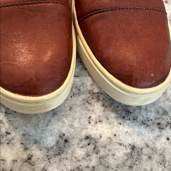 Men's Frye Brown Slip-On Leather Shoes - Picture 9 of 12